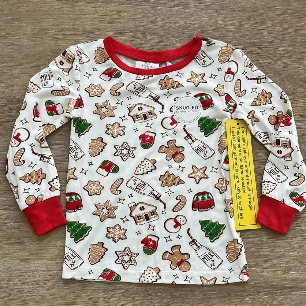 🎄Tres Beau et Belle Toddler Bamboo Christmas Pajama Set 12 months